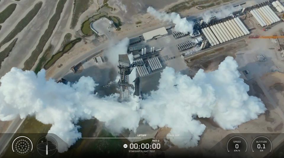SpaceX aborta el lanzamiento del Vuelo 13 de Starship al fallar el encendido de varios motores