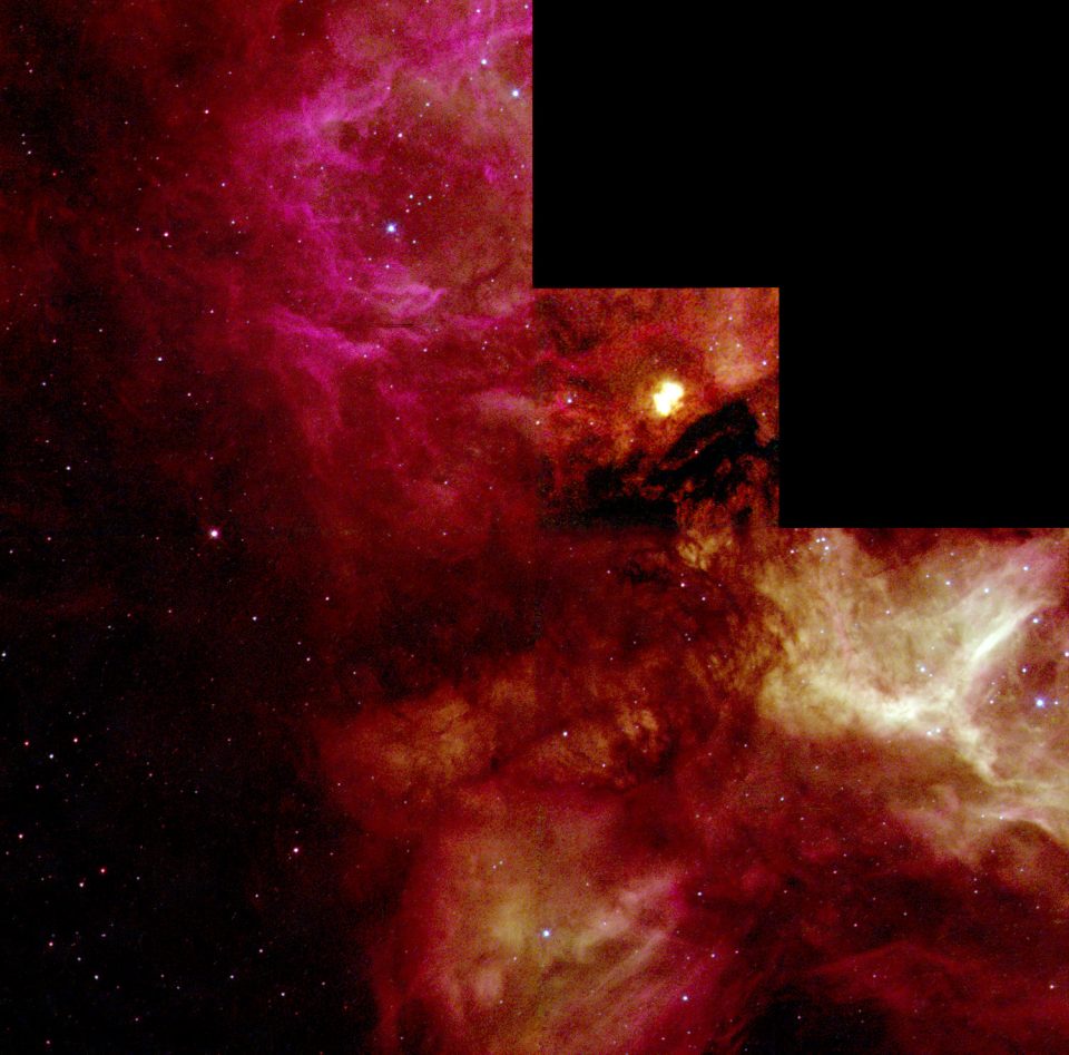 El telescopio Webb fotografía una región de formación estelar de menos de tres millones de años en la Nube de Magallanes Grande