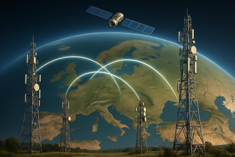 Deutsche Telekom, Telefónica, Orange y Vodafone estudian una oferta conjunta por espectro satelital para servicios D2D en Europa