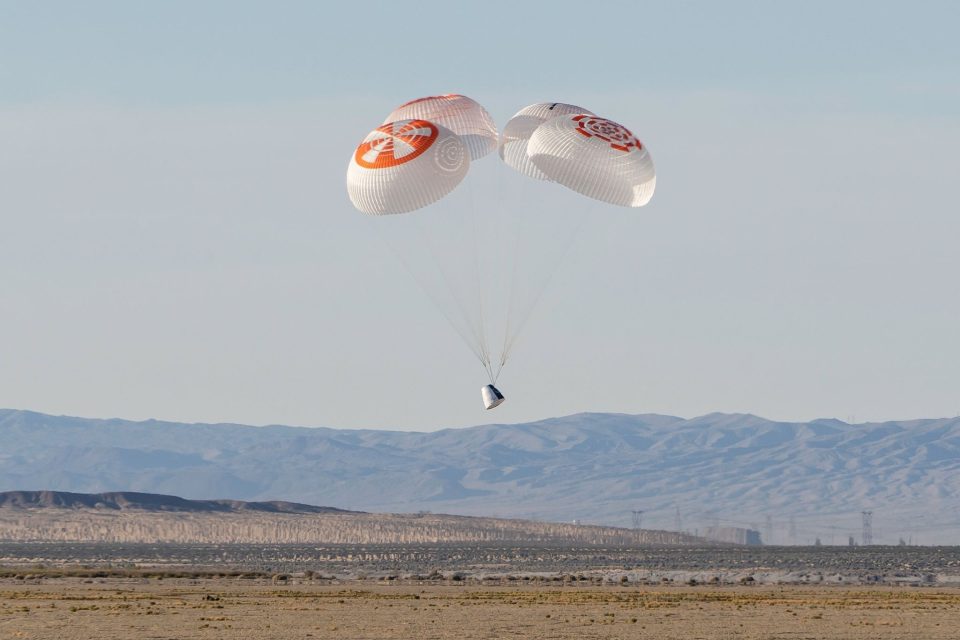 The Exploration Company supera con éxito las pruebas de caída de su cápsula Nyx