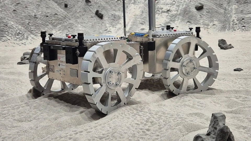 Este rover marciano se inspira en un lagarto del Sáhara para "nadar" por la arena con ruedas curvadas