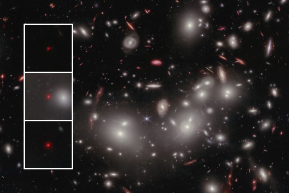 Un agujero negro ancestral revela nuevos secretos de los enigmáticos "Puntos Rojos" de Webb