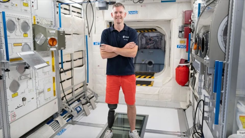 John McFall podría convertirse en el primer astronauta con discapacidad física en vivir en órbita