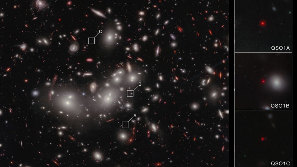 El telescopio James Webb descubre un agujero negro que existía antes que su galaxia anfitriona