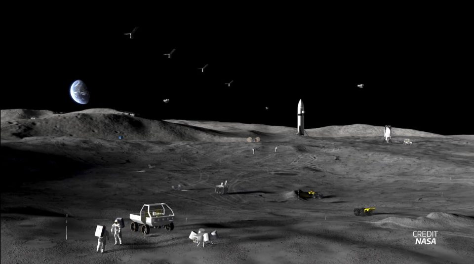 Rovers y drones allanarán el camino hacia la primera base lunar permanente de la NASA