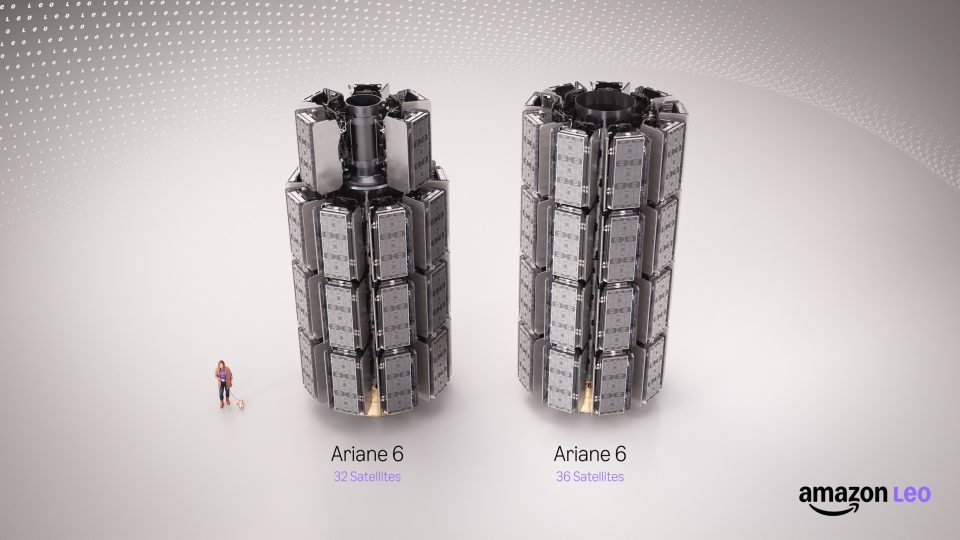 Amazon lanzará su mayor constelación de satélites en una sola misión con el Ariane 6 mejorado